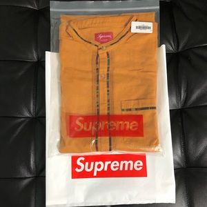 >>>>SOLD<<<<<*SUPREME* Band Collar Shirt